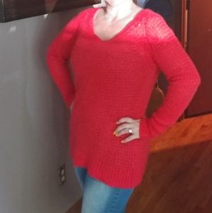 Coral Colored Sweater